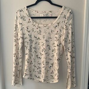 Idyllwind Cream Floral Long Sleeve Top